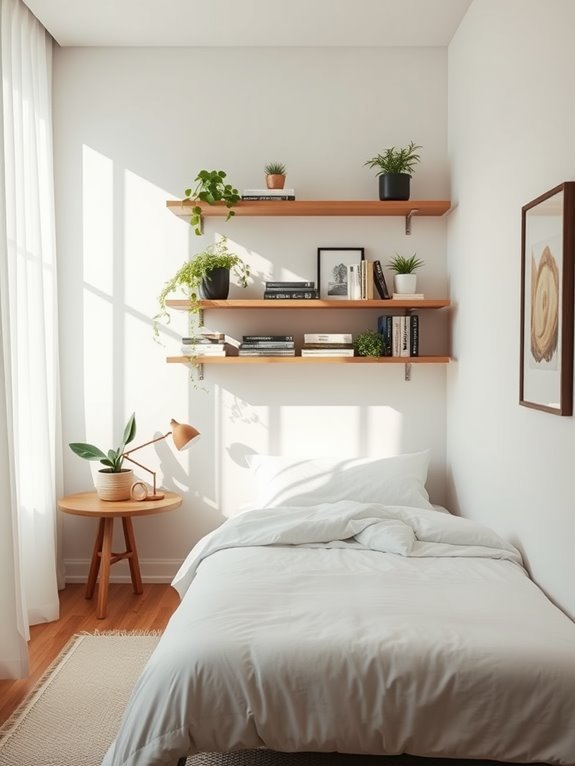 install shelves on walls
