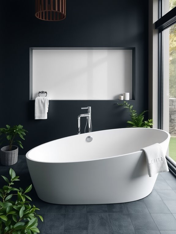 integrated faucet freestanding tubs