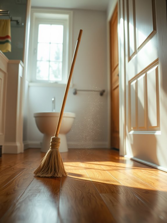 keep floors clean daily