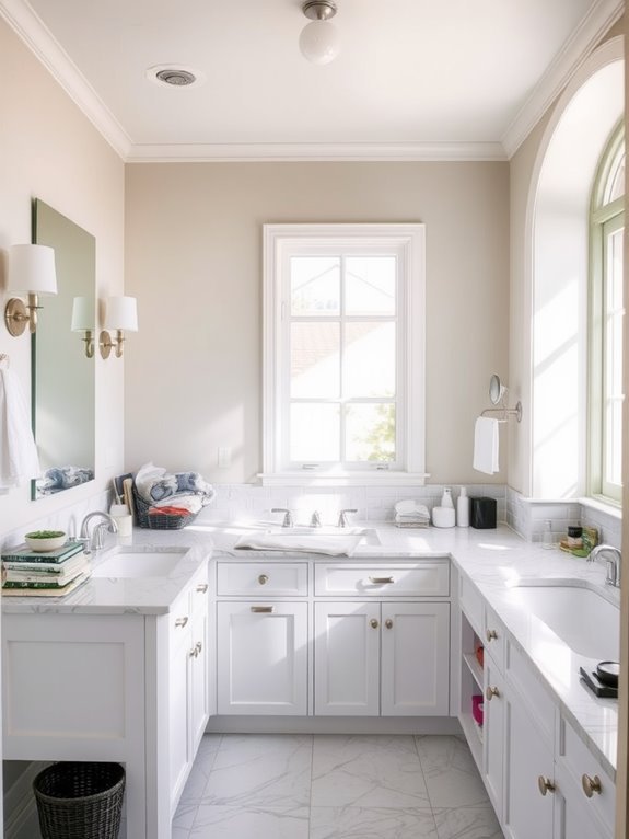 limited kitchen work area