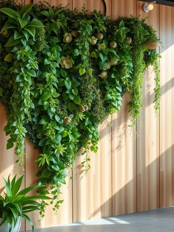 living vertical garden design