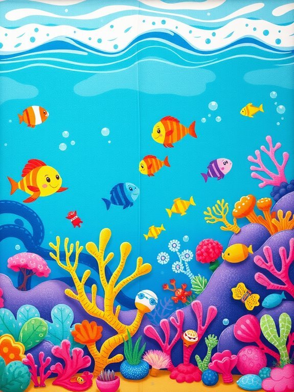 marine themed creative designs
