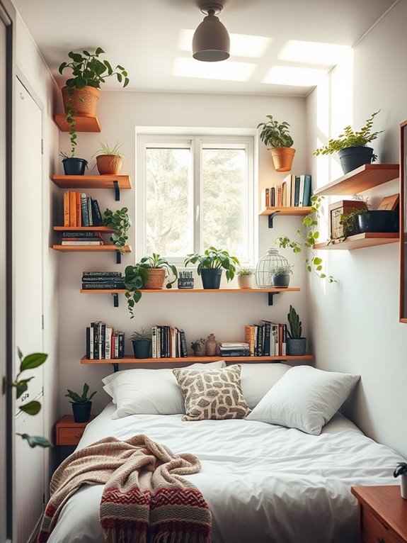 maximize space with vertical storage