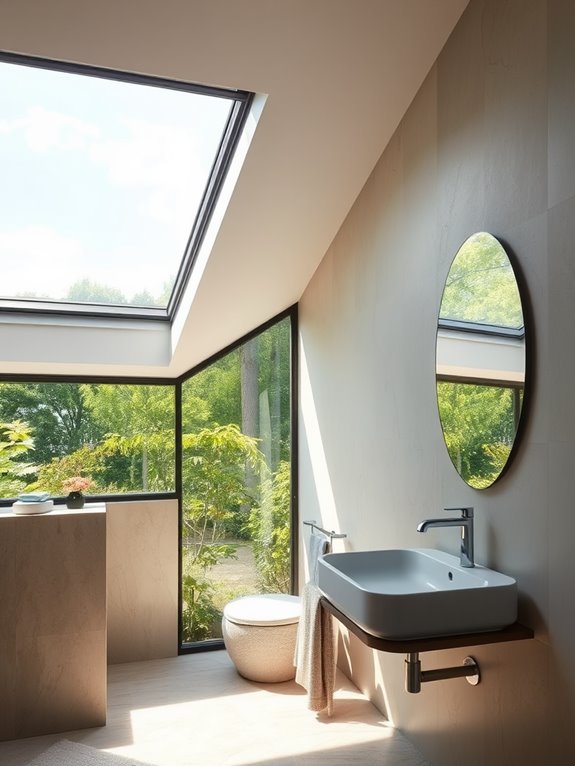 maximize sunlight with skylights