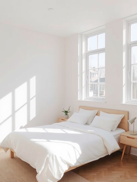minimalist decor approach emphasized