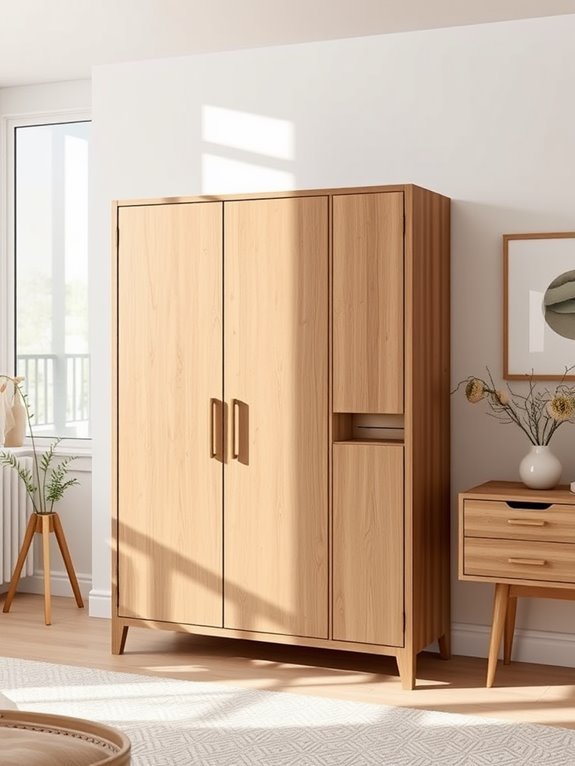 minimalist nordic storage solution