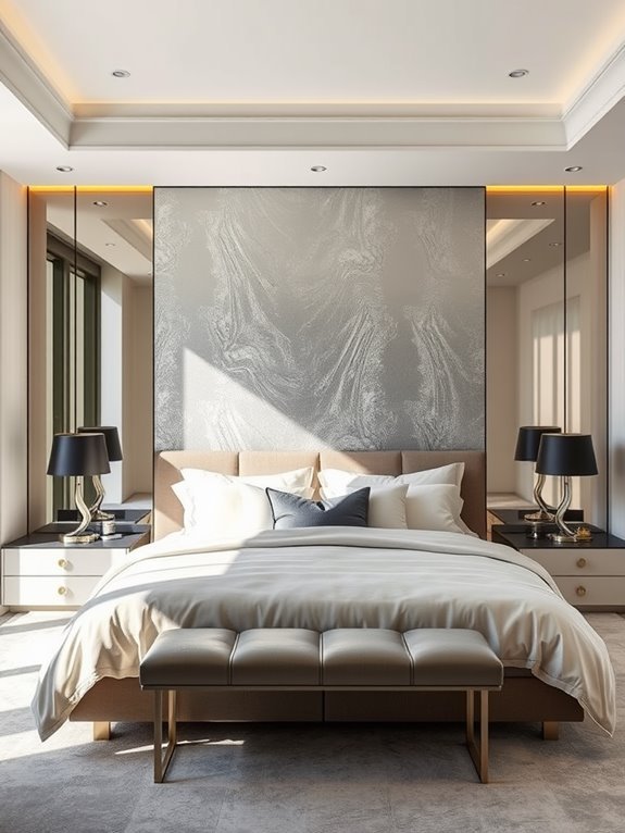 modern metallic design features