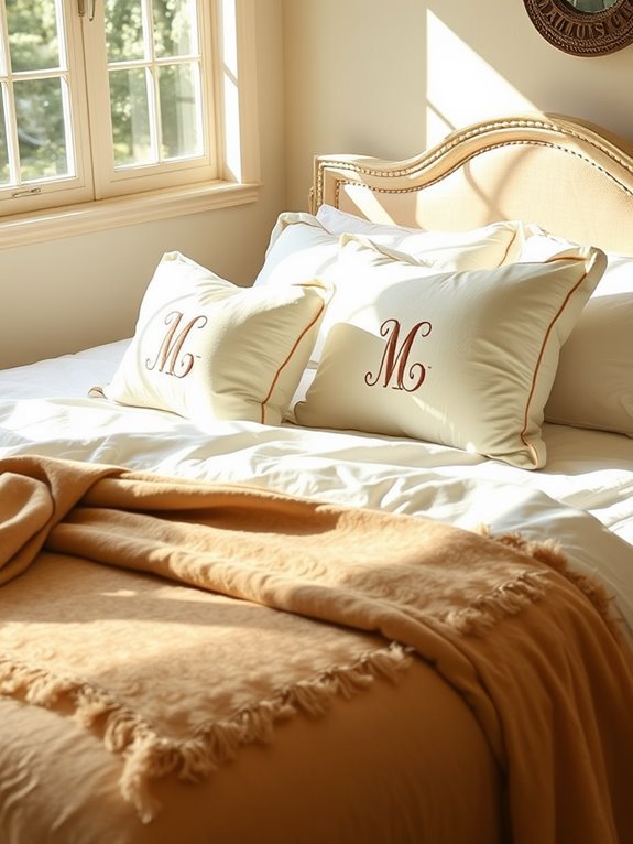 monogrammed personalized design accents