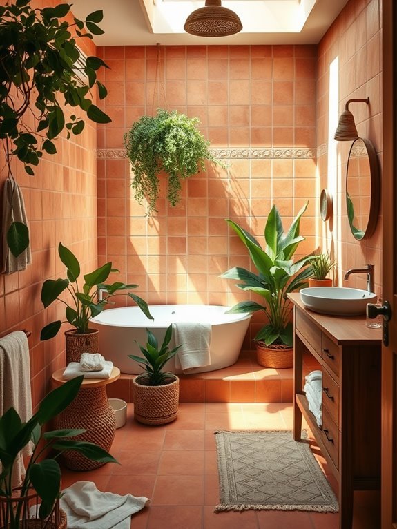 natural earthy terracotta vibe