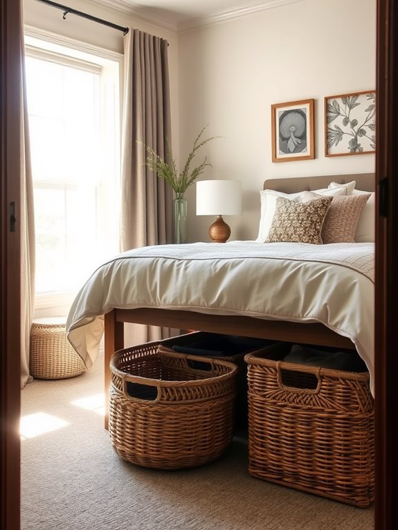 organize with stylish baskets