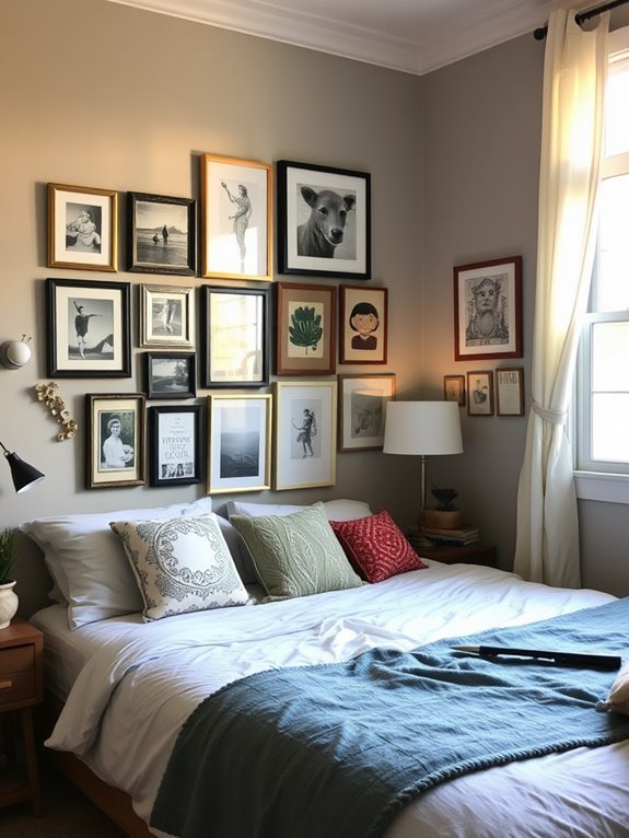 personalized art display ideas