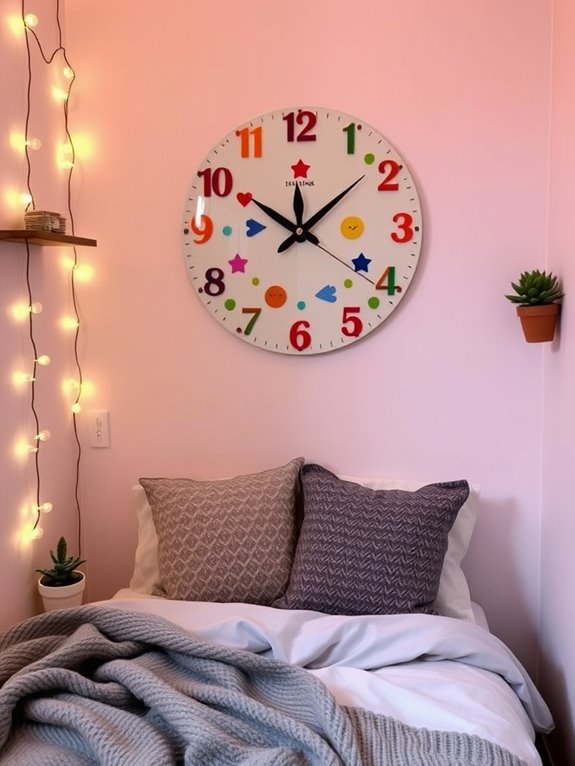playful timekeeping decor piece