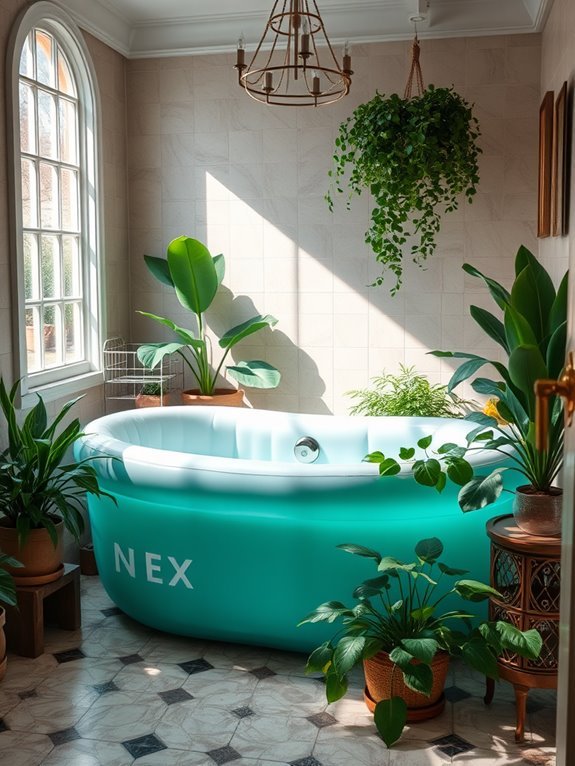 portable bathing solution option