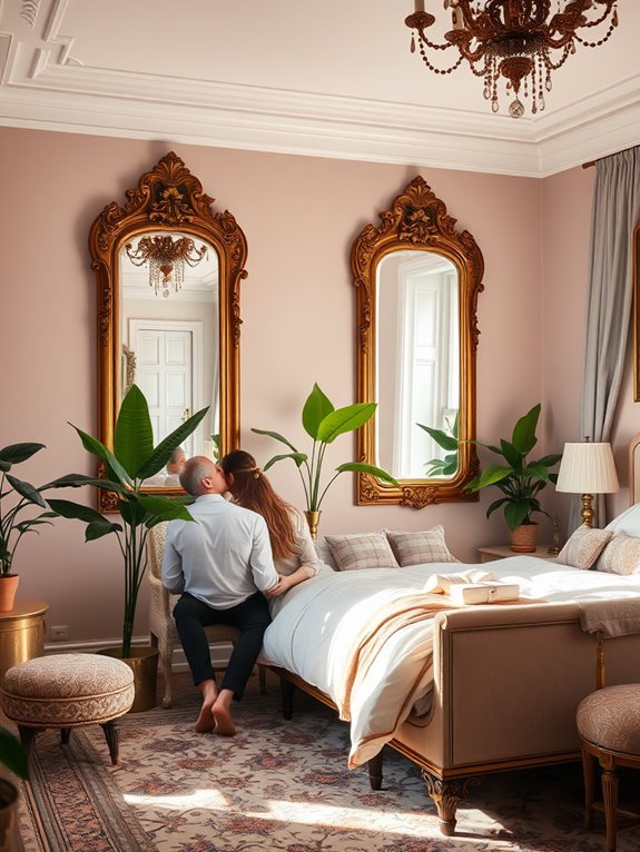 reflective surfaces create brightness