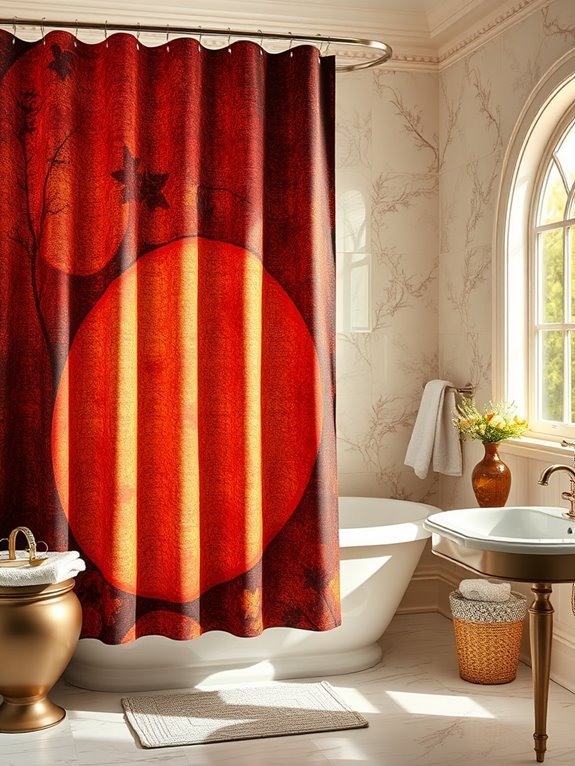 replace bathroom shower curtain