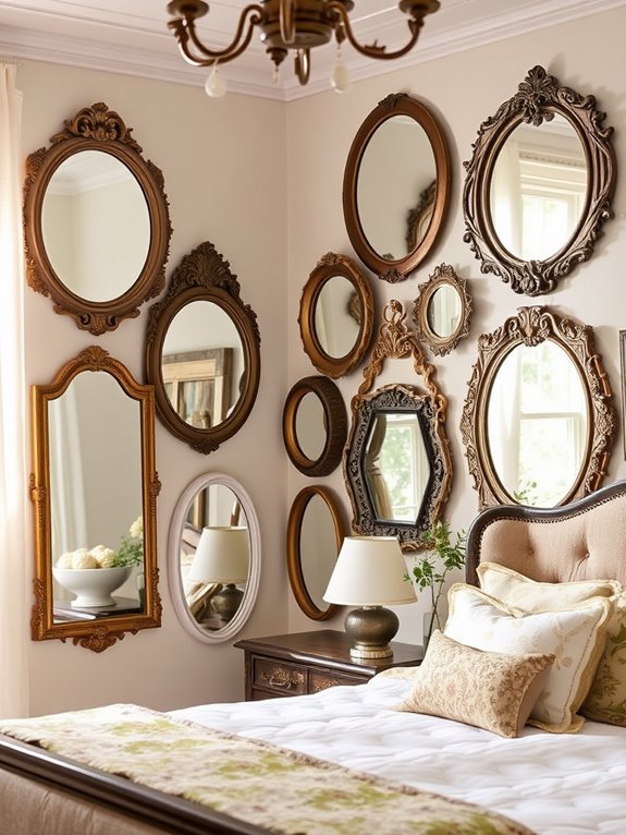 retro decorative wall mirrors