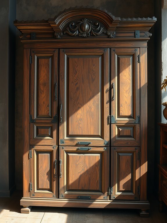 retro metal storage cabinet