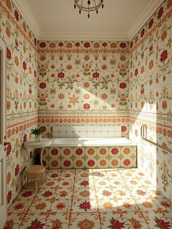 retro vintage tile charm