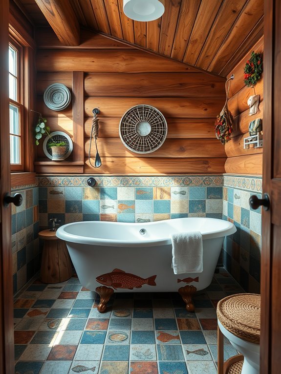 rustic retreat in nature