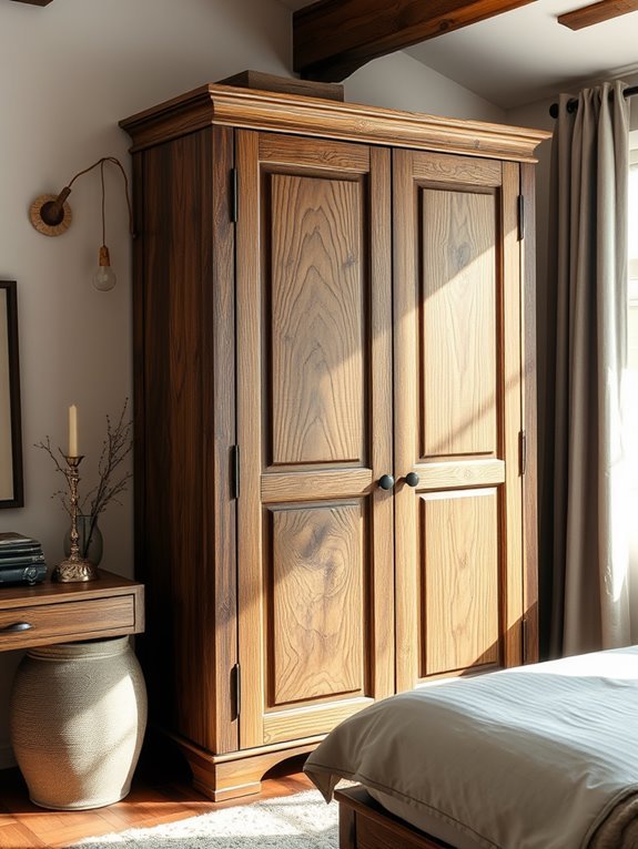 rustic wooden cupboard design