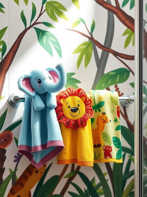 safari themed jungle towels
