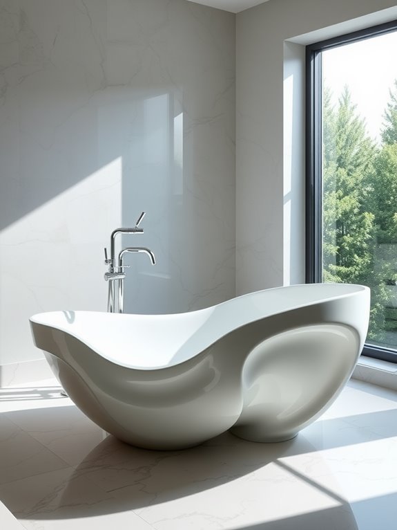 sculptural designs for bathtubs