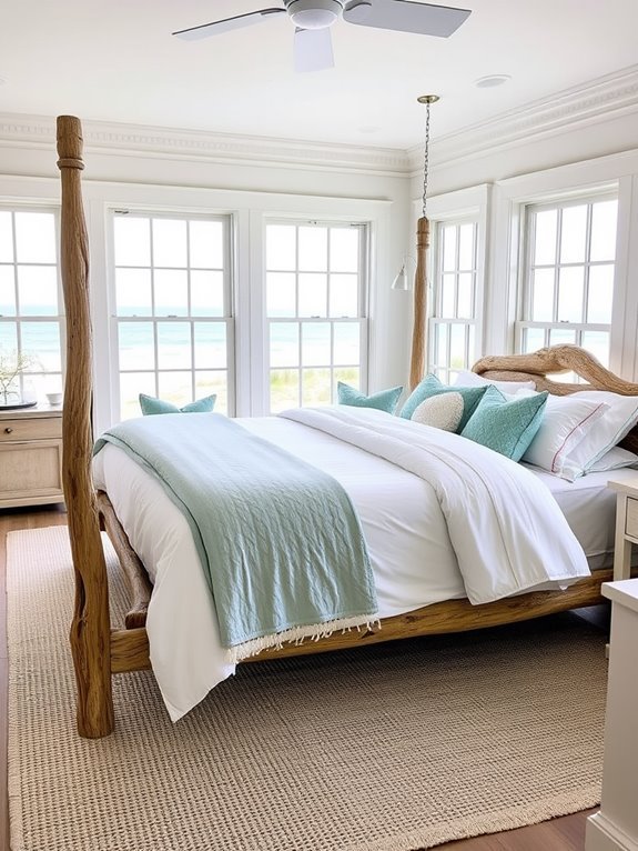 seaside inspired bed designs