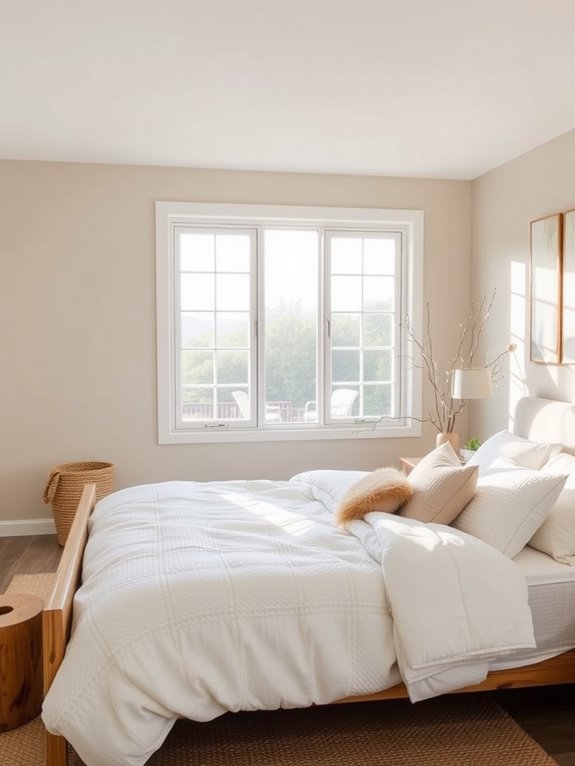 select calming neutral tones