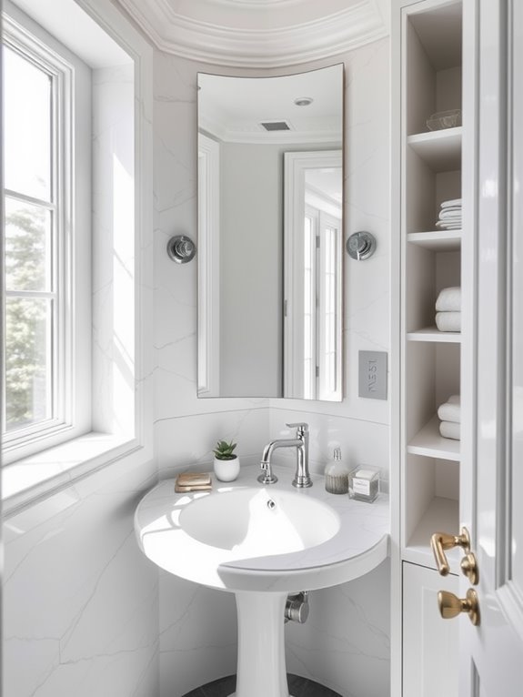 selecting a corner sink
