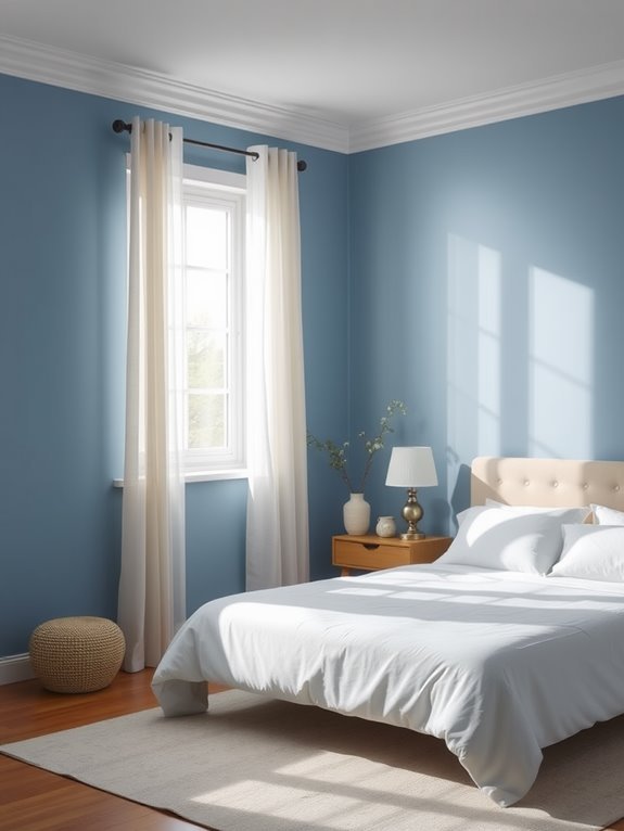 serene azure waterscape scene