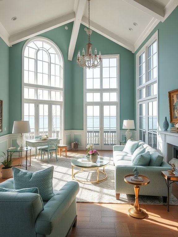 serene coastal color palette