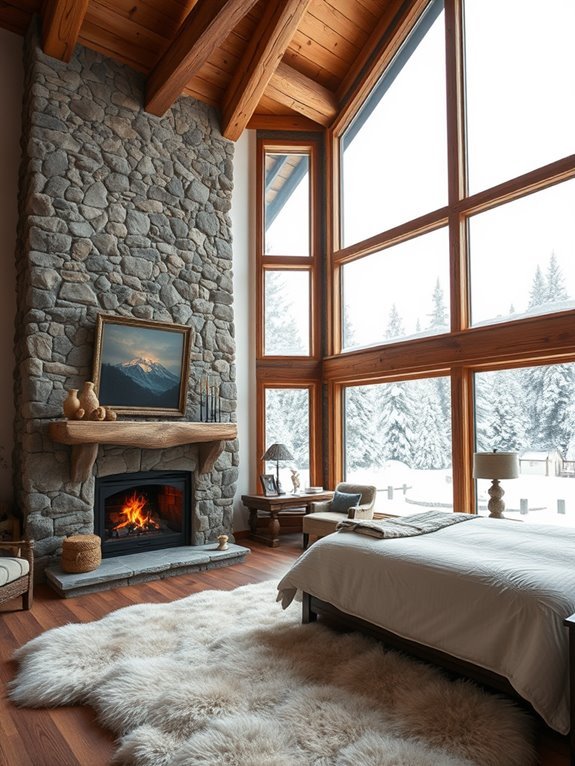 ski resort winter getaway