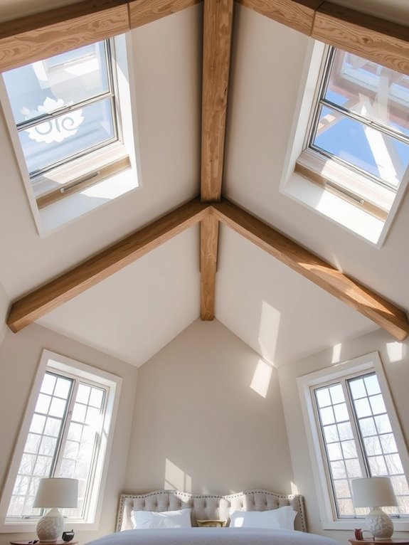 skylit vaulted ceiling design