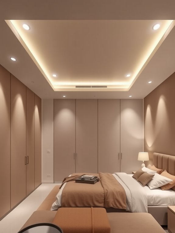 sleek recessed lighting design