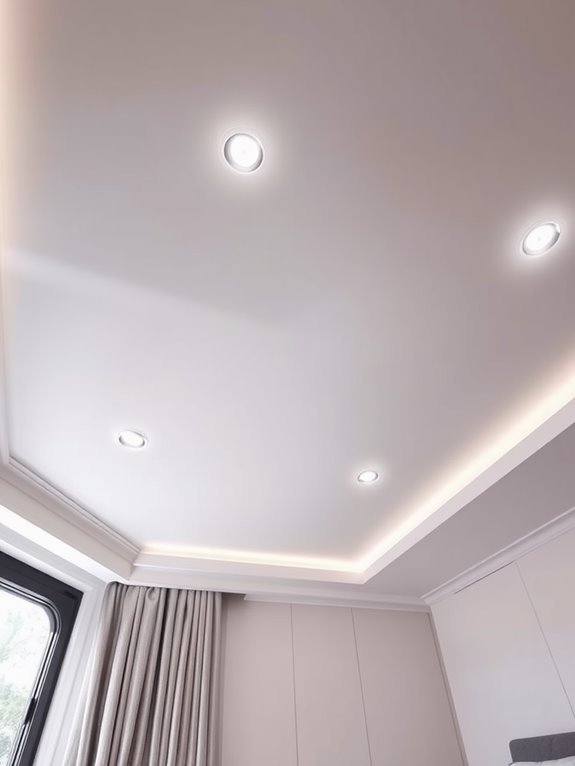 sleek recessed lighting design