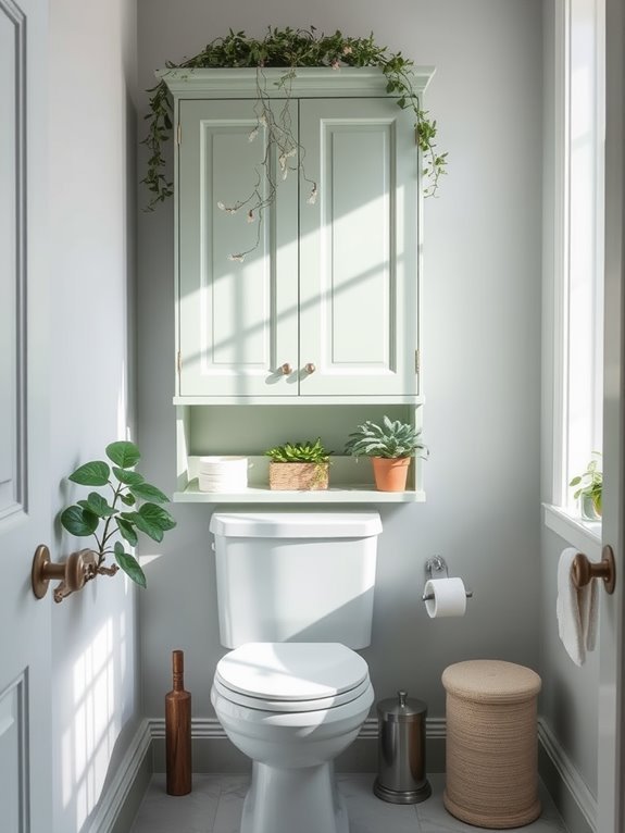 soft muted green hue