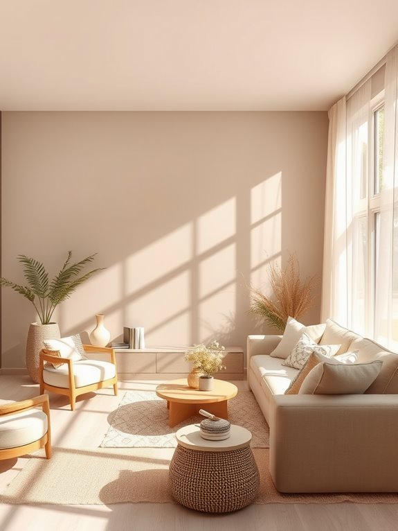 soft warm neutral tone