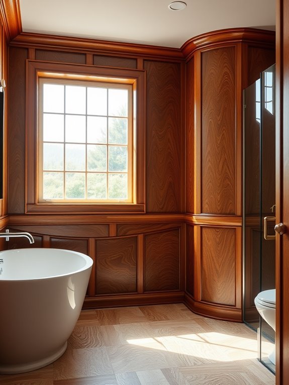 sophisticated timber wall design