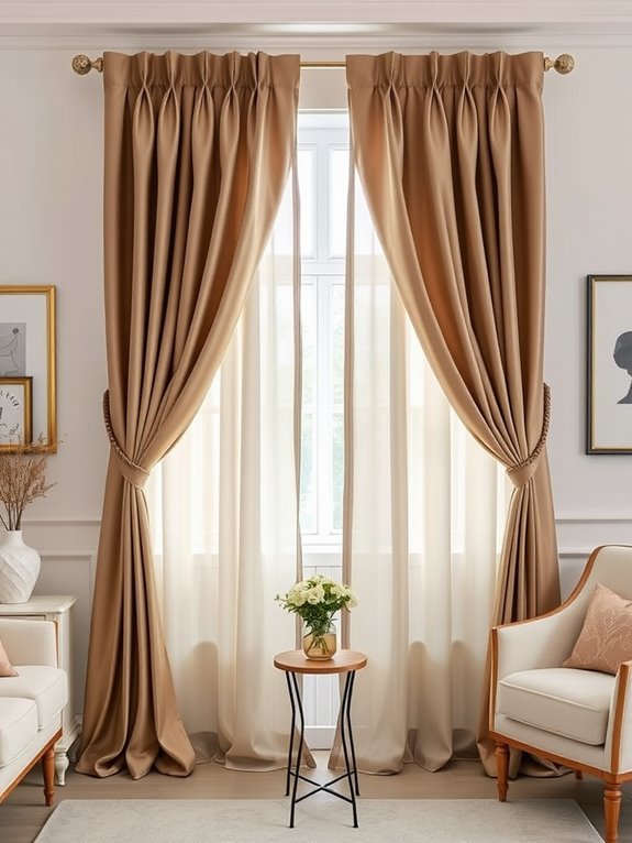 sophisticated window treatment design