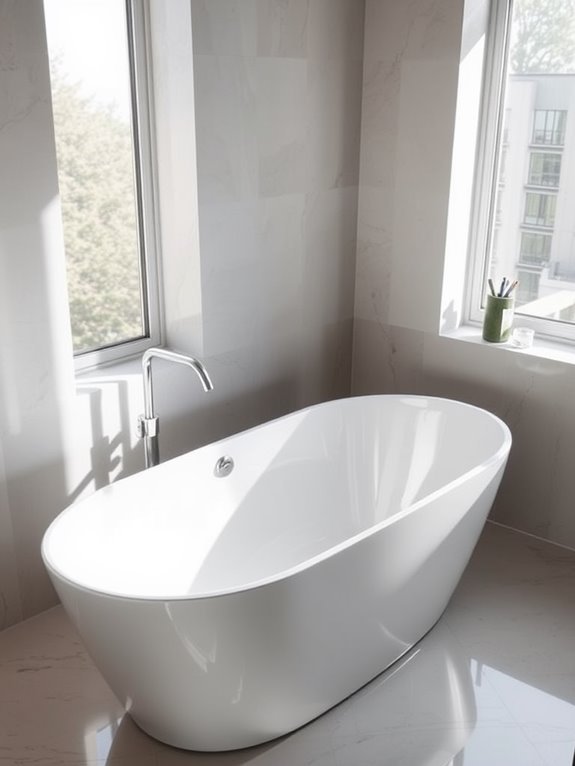 space saving bathtub design