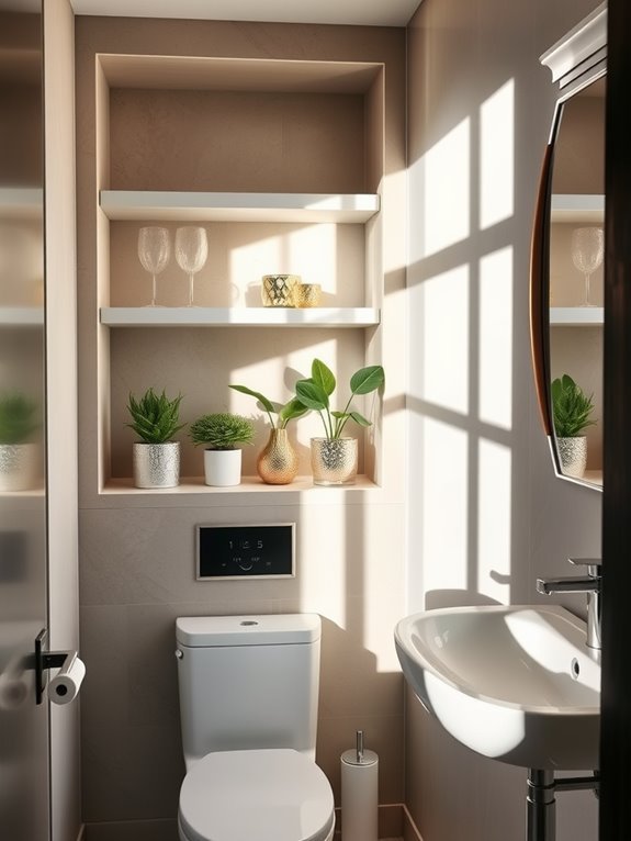 space saving built in nooks