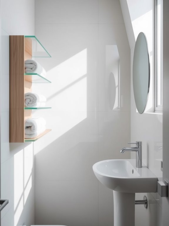 space saving wall shelves
