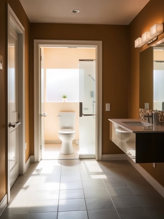 spacious entrance openings available