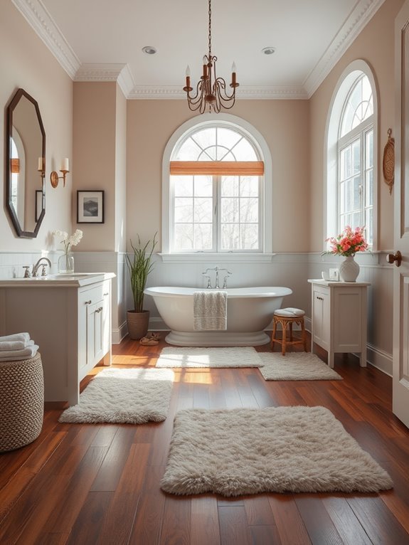 strategic use of rugs