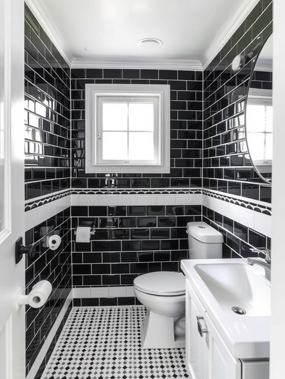 striking monochrome visual contrast