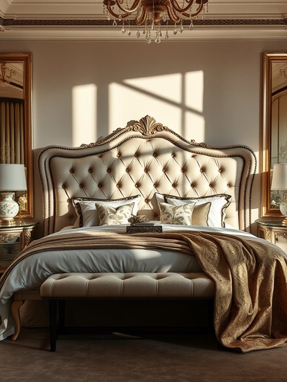 stylish fabric covered bed frames