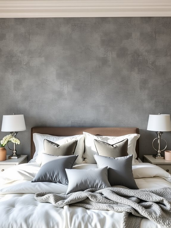 stylish grey wall design
