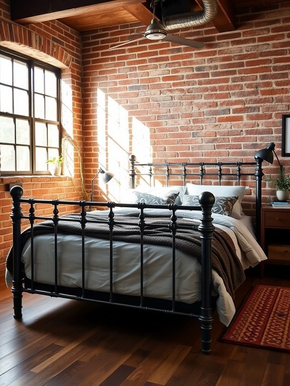 stylish industrial bedroom designs