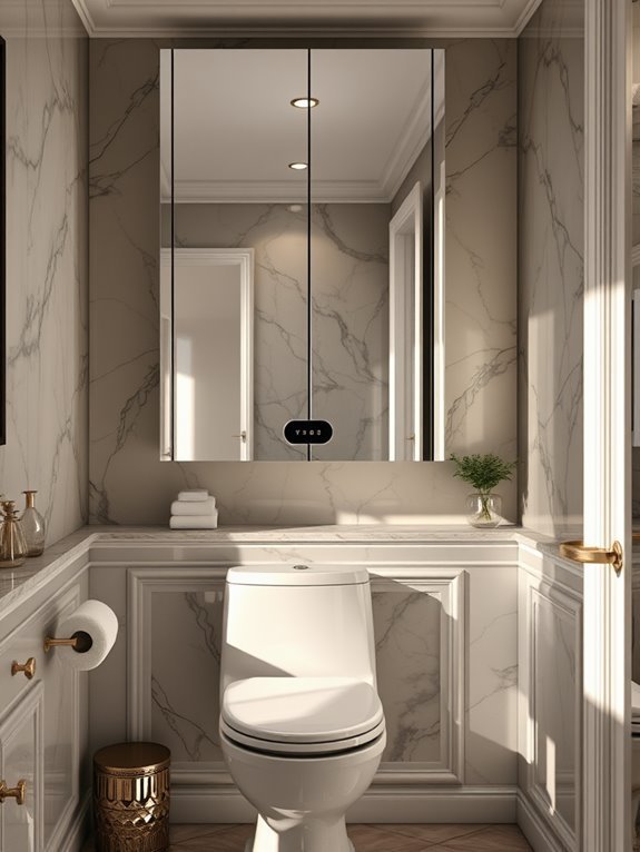 stylish mirrored storage solutions