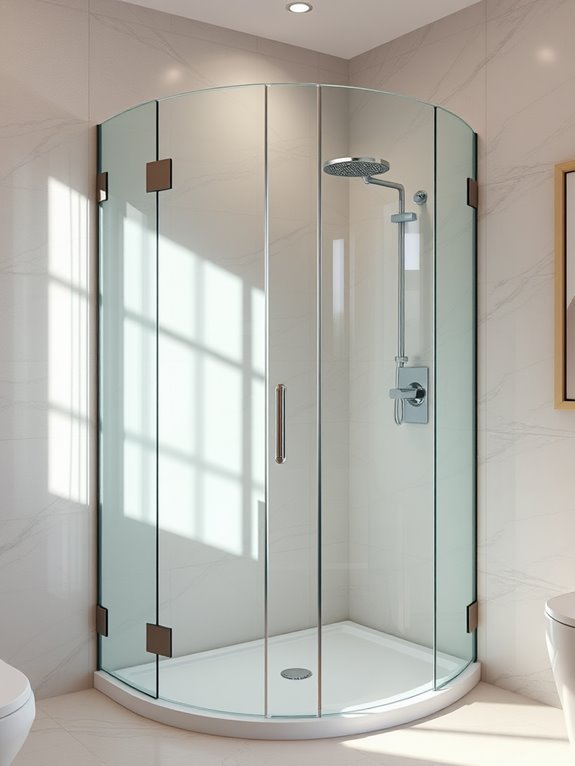 stylish transparent glass barriers